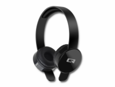 QOLTEC 50817 Qoltec Stereo sluchátka s mikrofonem, 1.2m, černá