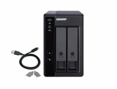 QNAP TR-002, Tower, 2-bay rozšiřovací jednotka s podporou RAID na USB 3.1 pro NAS/PC 