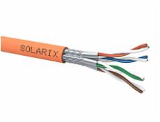 Instalační kabel Solarix CAT7A SSTP LSOHFR B2ca s1 d1 d1 1200MHz 500m/cívka 