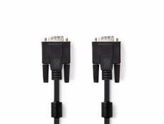 Nedis CCGB59000BK20 - Kabel VGA | VGA Zástrčka - VGA Zástrčka | 2 m | Černá barva