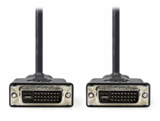 NEDIS kabel DVI/ 24+5pinová zástrčka DVI-I - 24+5pinová zástrčka DVI-I/ černý/ 2m