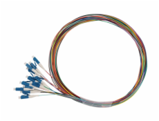 Solarix pigtail LC pc, SM 09/125, 1,5m, balení 12ks barevně rozlišeno,  SXPI-LC-PC-OS-1,5M-12PCK