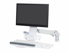 ERGOTRON StyleView® Sit-Stand Combo Arm (white),nástěnný držák do lišty LCD, klávesnice+ myš,sklopný, bílá
