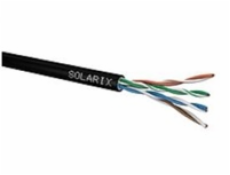 Instalační kabel Solarix venkovní gelový UTP, Cat5E, drát, PE, box 305m SXKD-5E-UTP-PEG