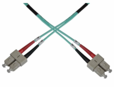 Optický patch kabel duplex SC-SC 50/125 MM 7m OM3