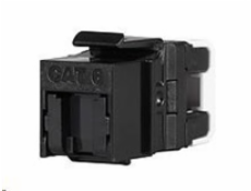 Solarix keystone c6 UTP RJ45 černý pro kleště  SXKJ-NA-BU SXKJ-6-UTP-BK-NA