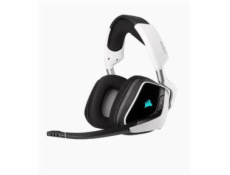 Corsair herní sluchátka VOID RGB ELITE Wireless Premium with 7.1 Surround Sound, White (EU)