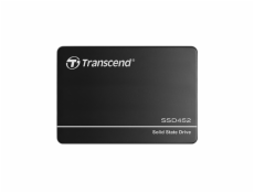 TRANSCEND SSD452K 512GB Industrial (3K P/E) SSD disk 2.5  SATA3, 3D TLC, Aluminium case, 560MB/s R, 520 MB/W, černý