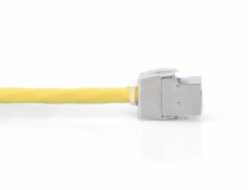 Digitus CAT 6A Keystone Jack, STP, tool free, dust cover smart cable manager, metal snap-in, set 24 pcs.