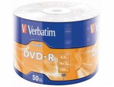 VERBATIM DVD-R DataLife 4,7GB/ 16x/ 50pack/ wrap VERBATIM DVD-R DataLife 4,7GB/ 16x/ 50pack/ wrap