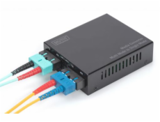 DIGITUS Professional Gigabit Multimode/Singlemode Media Converter SC/SC
