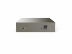 Tenda TEF1106P-4-63W PoE AT switch 4x PoE 802.3af/at, 6x 100Mb/s, PoE celkem 63W, fanless, PoE+