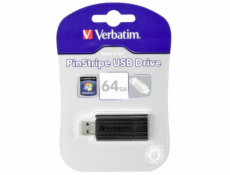 Verbatim Store n Go         64GB Pinstripe USB 2.0 cierna