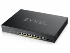 Zyxel XS1930-12HP 8-port Multi-Gigabit Smart Managed PoE Switch with 2 10GbE and 2 SFP+ Uplink, PoE 375W