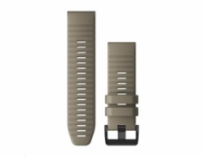 Garmin Pasek silikonowy na nadgarstek QuickFit 26 (piaskowy / czarna sprzączka) (010-12864-02)