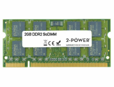 2-Power 2GB PC2-5300S 667MHz DDR2 CL5 SoDIMM 2Rx8 (DOŽIVOTNÍ ZÁRUKA)