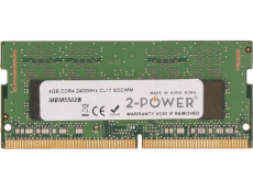 2-Power 4GB PC4-19200S 2400MHz DDR4 CL17 Non-ECC SoDIMM 1Rx8 (DOŽIVOTNÍ ZÁRUKA)