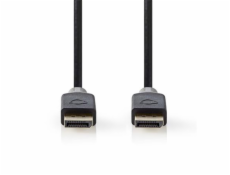 Nedis CCBW37000AT20 - Kabel DisplayPort 1.2 | Zástrčka - Zástrčka | 2 m | Antracit