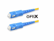 OPTIX SC/UPC-SC/UPC patchcord arm. bílý 9/125 1m 3mm B3 LSZH simplex