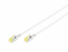 Digitus Tenký propojovací kabel CAT 6A U-UTP ,Cu, LSZH AWG 28/7, délka 1 m, barva šedá