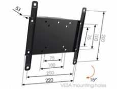 MA2010 LCD držák na stěnu Vogel´s, 19-40 , náklon