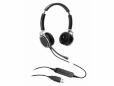 Grandstream GUV3005/Stereo/USB/Drát/Černá-stříbrná