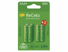 GP ReCyko 1000 (AAA), Batérie 6ks
