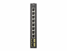 D-Link DIS-100G-10S Průmyslový Gigabit unmanaged switch, 8 GbE, 2 SFP