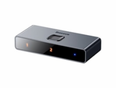 Baseus Splitter Matrix HDMI - 2x HDMI 4K / 30 Hz szary (CAHUB-BC0G)