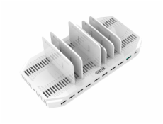 Unitek Y-2190 nabíječka 10x USB-A 2,4 A Dokovací stanice