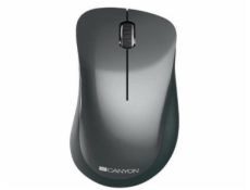 CANYON myš optická bezdrátová MW-11B, 1200 dpi, 3 tl, USB reciever, černá
