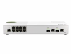 QNAP řízený switch QSW-M2108-2C (8x 2,5GbE RJ45 a 2x kombinované 10GbE SFP+ / RJ-45)