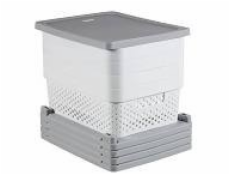 CURVER Infinity Rozkladacie šuplíky Biela/bodky 4x11l