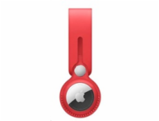 Apple AirTag Leather Loop - kožené poutko červené