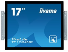 17  iiyama TF1734MC-B7X: TN, 1280x1024, capacitive, 10P, 350cd/m2, VGA, DP, HDMI, IP65, černý