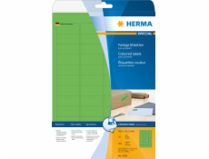 Herma farebné štítky A4, matný zelený papier, 960 ks (4369)