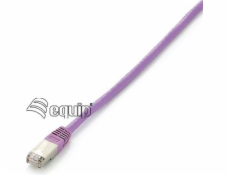 Equip Patchcord Cat6, S/FTP, 0,5 m, fialový (605557)