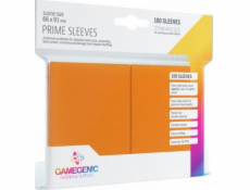 Návleky na karty CCG 66x91mm Oranžová 100 kusů