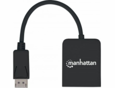 Manhattan rozbočovač, MST hub DisplayPort na Dual HDMI (M/F), černá