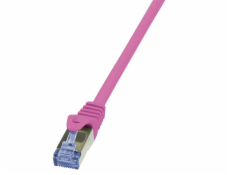 LOGILINK CQ3049S LOGILINK -Patch kábel Cat.6A 10G S/FTP PIMF PrimeLine ružový 1,5m