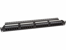 LogiLink Patchpanel 19   kat. 6, 24-portowy, UTP, czarny (NP0004A)