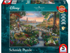 Puzzle prémiové kvality 1 000 dílků THOMAS KINKADE 101 dalmatinů (Disney)