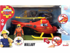 Záchranný vrtulník s figurkou Hasič Sam