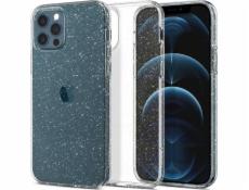 Ochranný kryt Spigen Liquid Crystal Glitter pro Apple iPhone 12/iPhone 12 Pro (6,1 ) transparentní