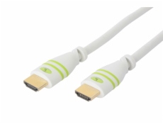 TECHLY 306929 Monitor Cable HDMI-HDMI M/M 1.4 Ethernet 3D 4K. 3m. white