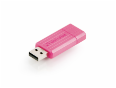 VERBATIM Flash Disk 32GB Hi-Speed Store  n  Go, Pinstripe, USB 2.0, Hot růžová