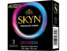 UNIMIL UNIMIL_Skyn Excitační nelatexové kondomy 3 ks