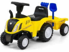Milly Mally Detský traktor NEW HOLLAND žltý