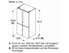 Siemens KF96NVPEA Multi Door Fridge Freezer