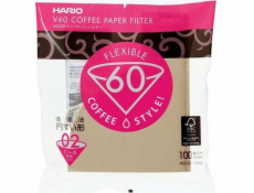 Hario Misarashi hnedé filtre - V60-02 100 kusov